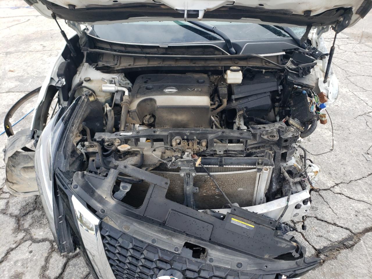 2021 Nissan Murano VIN 5N1AZ2BJ0MC126953 Copart auction photo, rollover damage thumbnail 12
