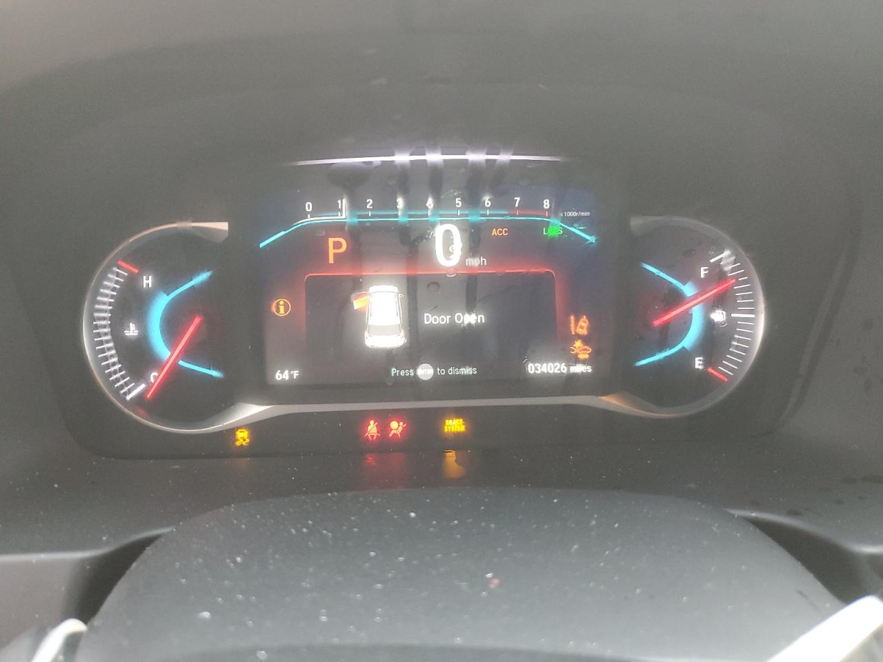 2020 Honda Passport VIN 5FNYF7H55LB001855 Copart auction photo, front end damage thumbnail 9
