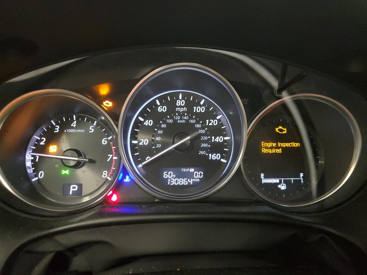 2015 Mazda CX-5 VIN JM3KE4DY1F0505224 Copart auction photo, front end / side damage thumbnail 9