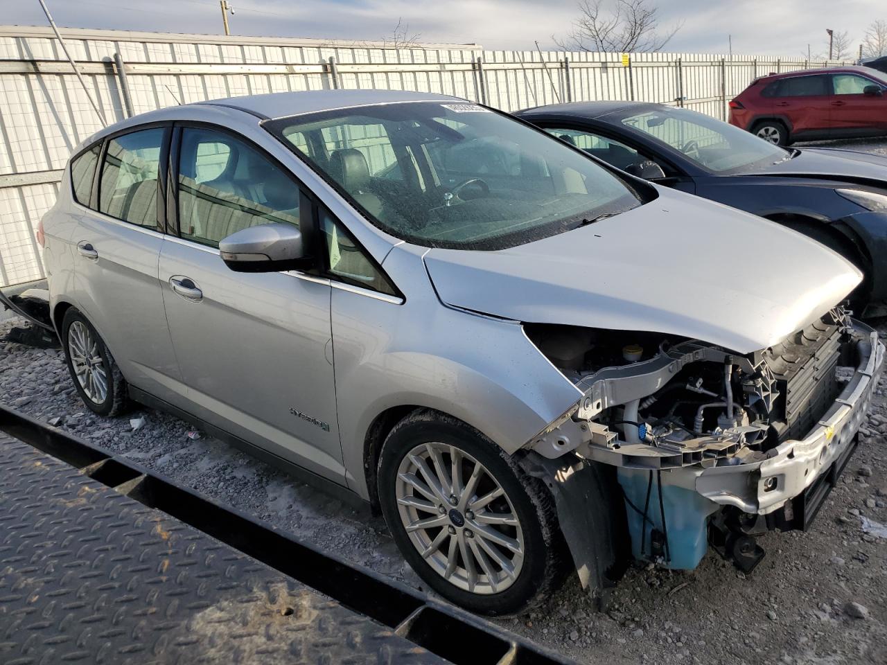 2013 Ford C-MAX VIN 1FADP5BU0DL545572 Copart auction photo, front end damage thumbnail 4