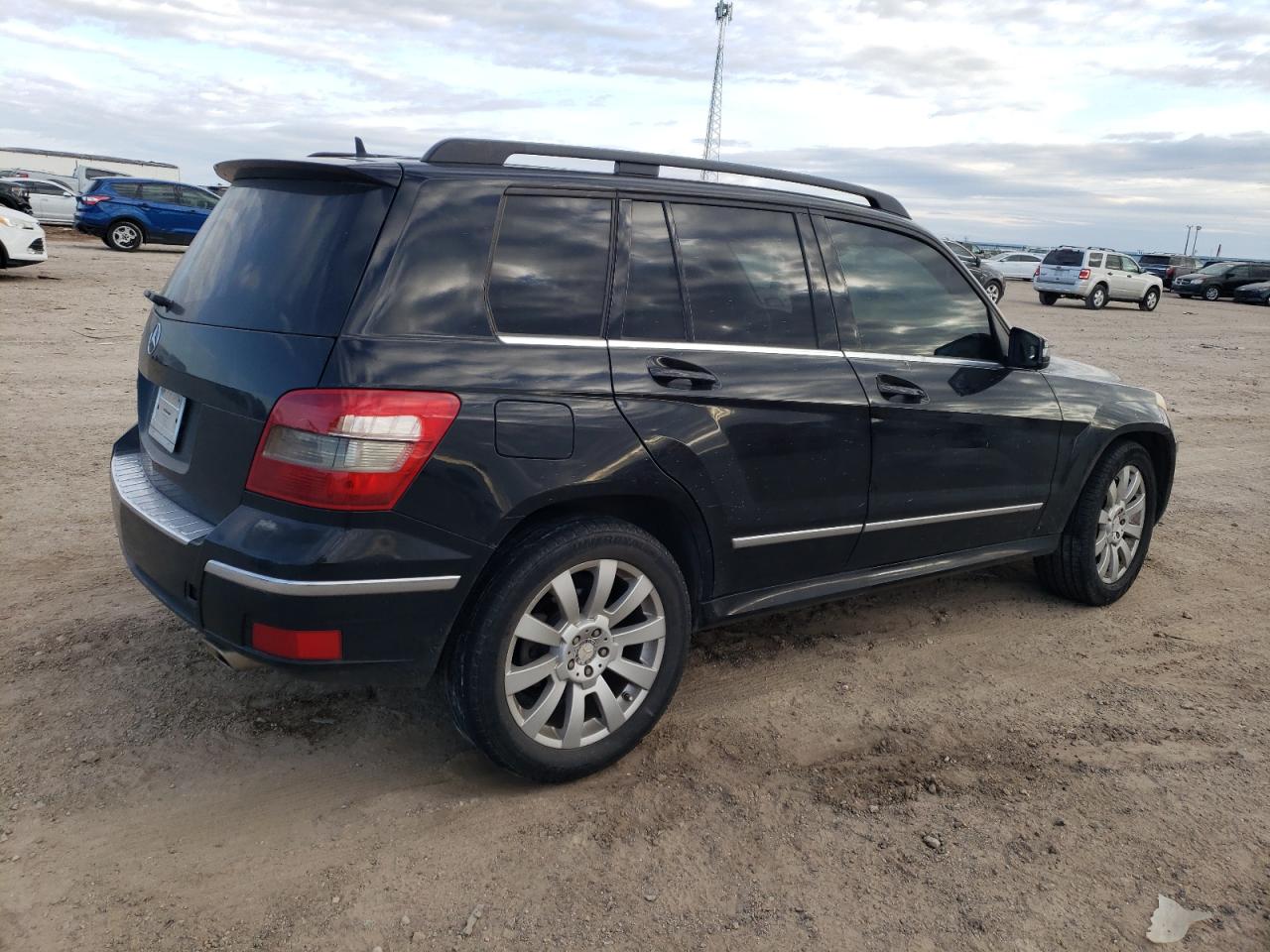 2012 Mercedes-Benz GLK-klasse VIN WDCGG5GB8CF775463 Copart auction photo, all over / front end damage thumbnail 3