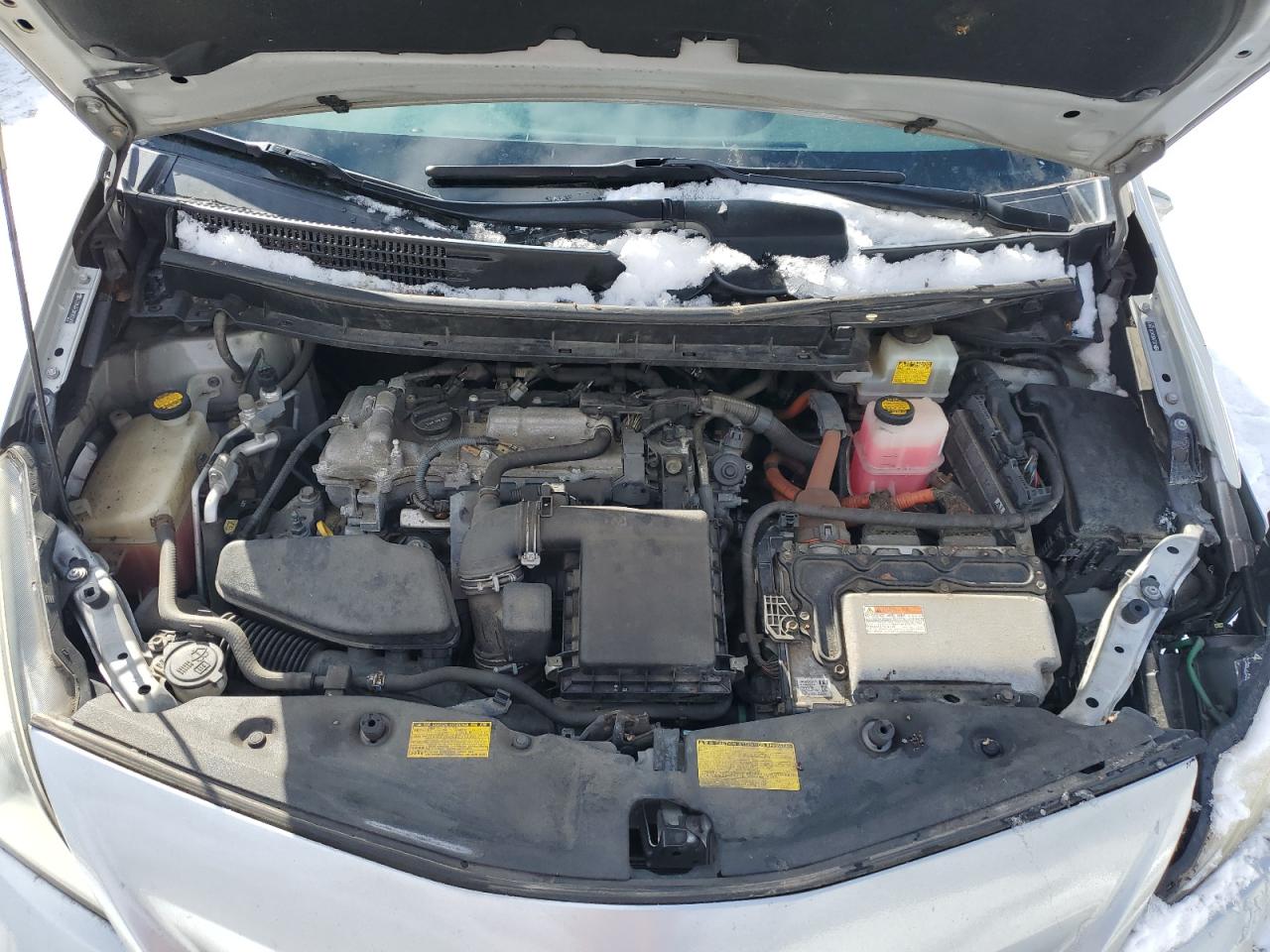 2012 Toyota Prius VIN JTDZN3EUXC3122907 Copart auction photo, front end damage thumbnail 11