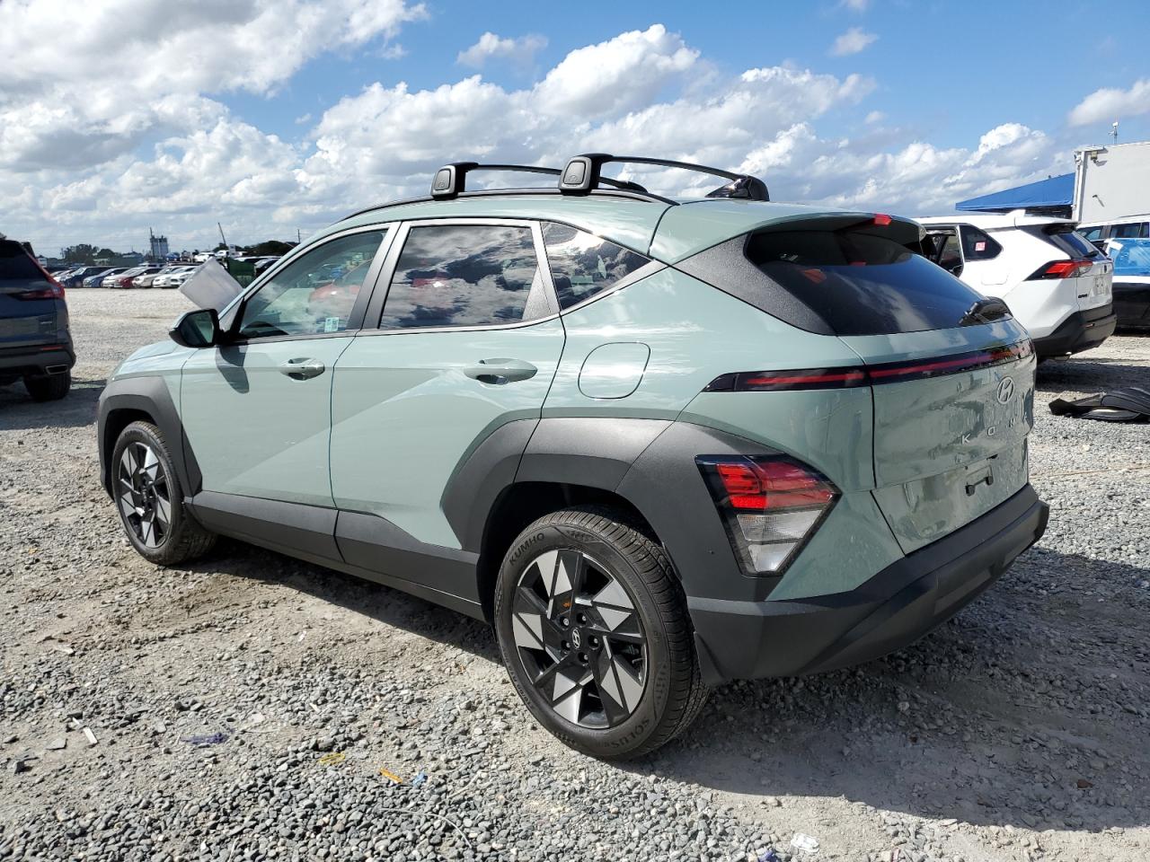 2024 Hyundai Kona VIN KM8HB3AB6RU116237 Copart auction photo, side / undercarriage damage thumbnail 2