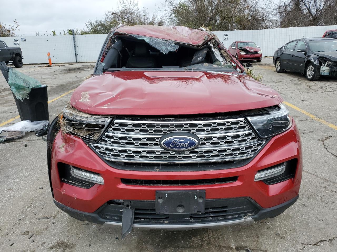 2020 Ford Explorer VIN 1FMSK8FH3LGA26162 Copart auction photo, all over damage thumbnail 5