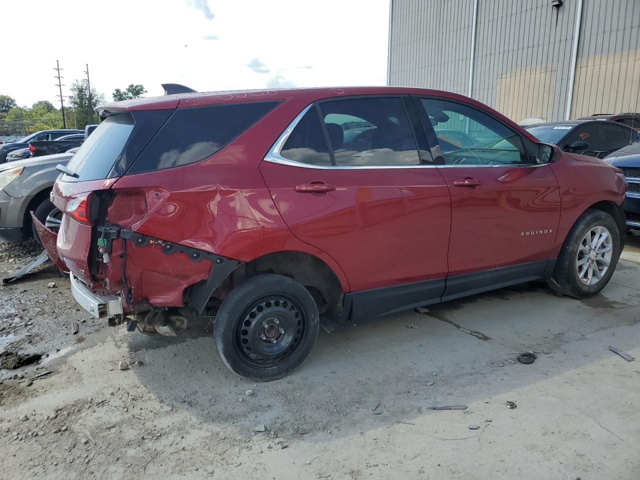2020 Chevrolet Equinox VIN 3GNAXJEV7LS602635 Copart auction photo, front end / rear end damage thumbnail 3