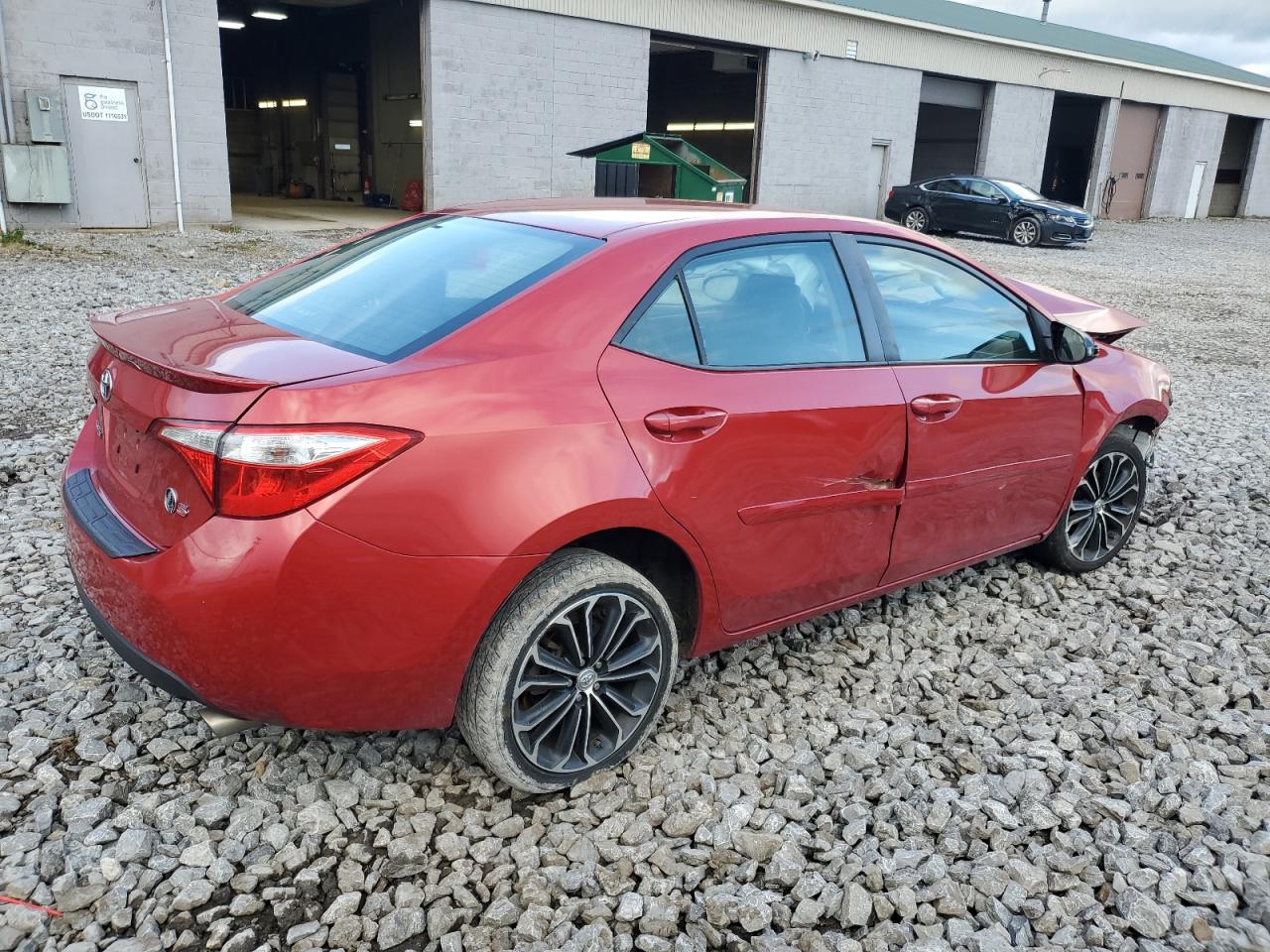 2016 Toyota Corolla VIN 5YFBURHE8GP561550 Copart auction photo, front end / side damage thumbnail 3