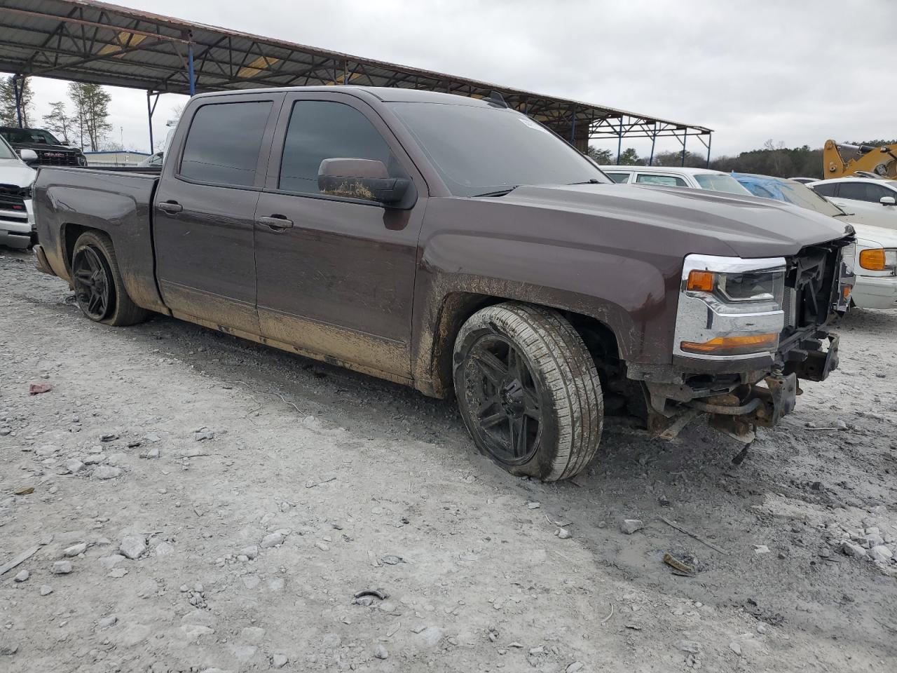 2016 Chevrolet Silverado VIN 3GCPCREC7GG290563 Copart auction photo, front end / rear end damage thumbnail 4