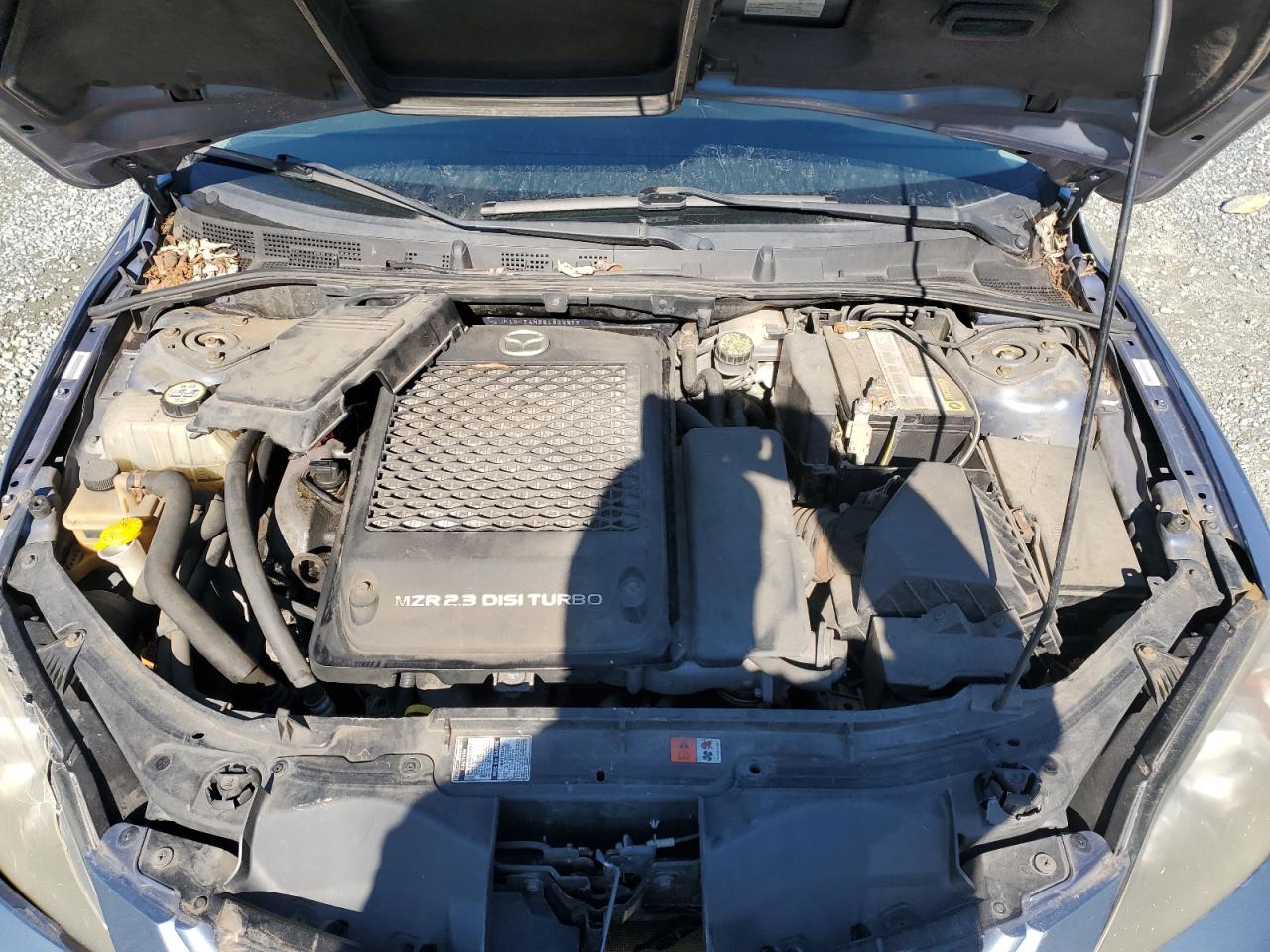 2008 Mazda 3 VIN JM1BK34M881829938 Copart auction photo, all over damage thumbnail 11