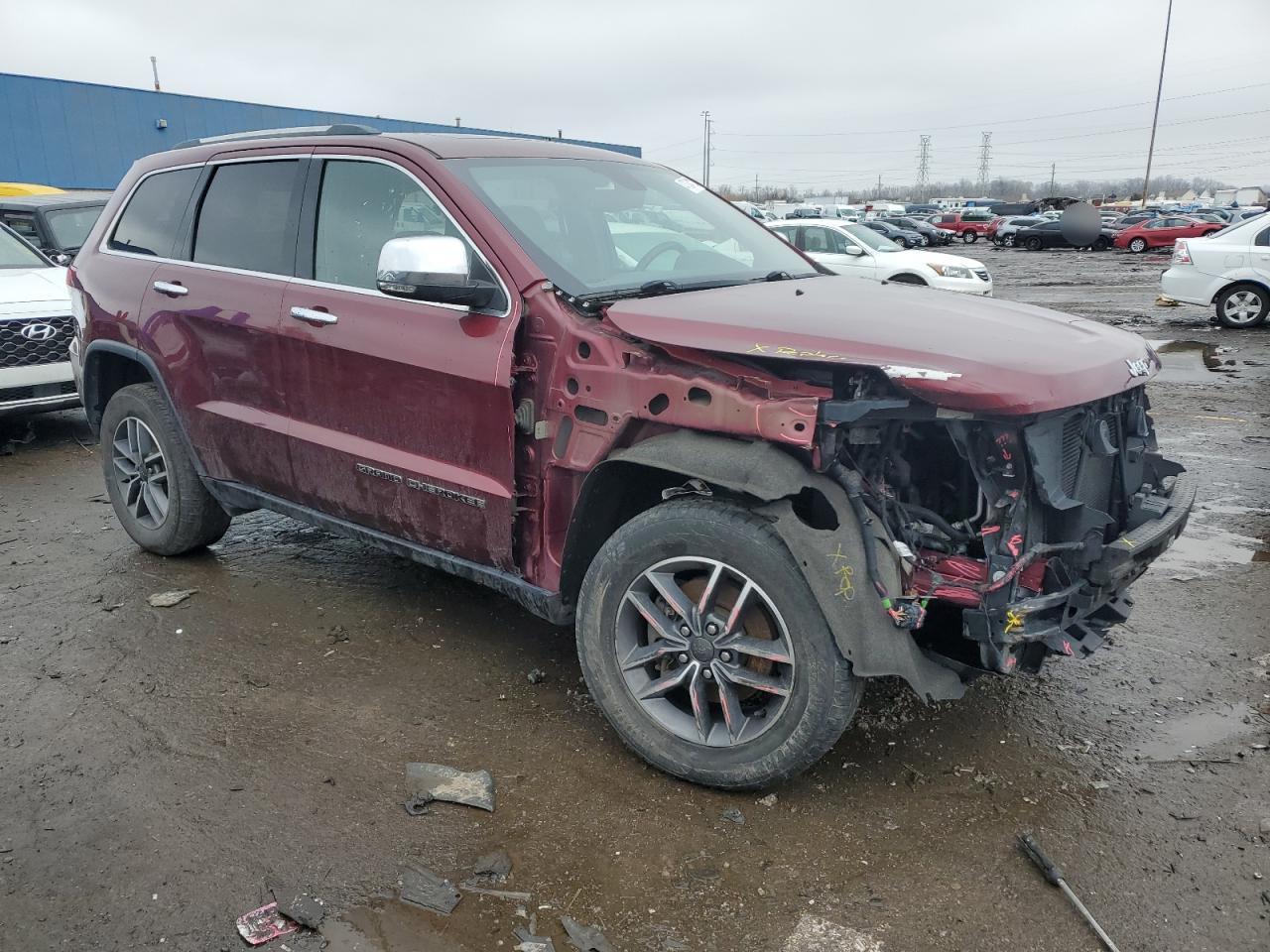 2020 Jeep Grand Cherokee VIN 1C4RJFBGXLC354306 Copart auction photo, front end damage thumbnail 4