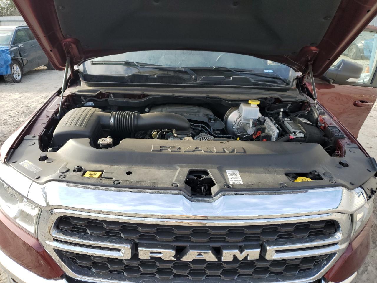 2022 RAM 1500 VIN 1C6RREFT3NN336934 Copart auction photo, side / front end damage thumbnail 11