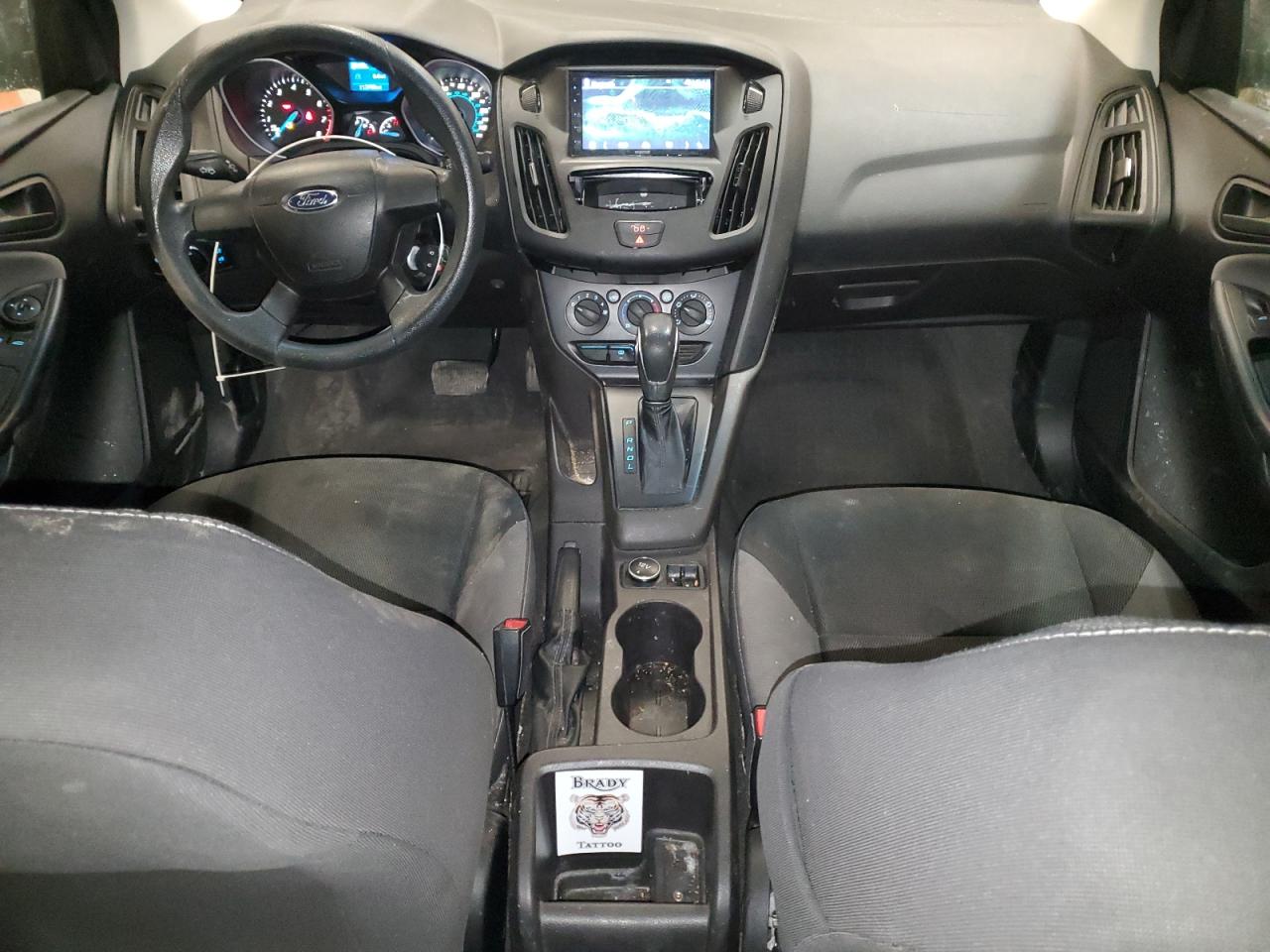 2014 Ford Focus VIN 1FADP3E24EL289923 Copart auction photo, side / front end damage thumbnail 8