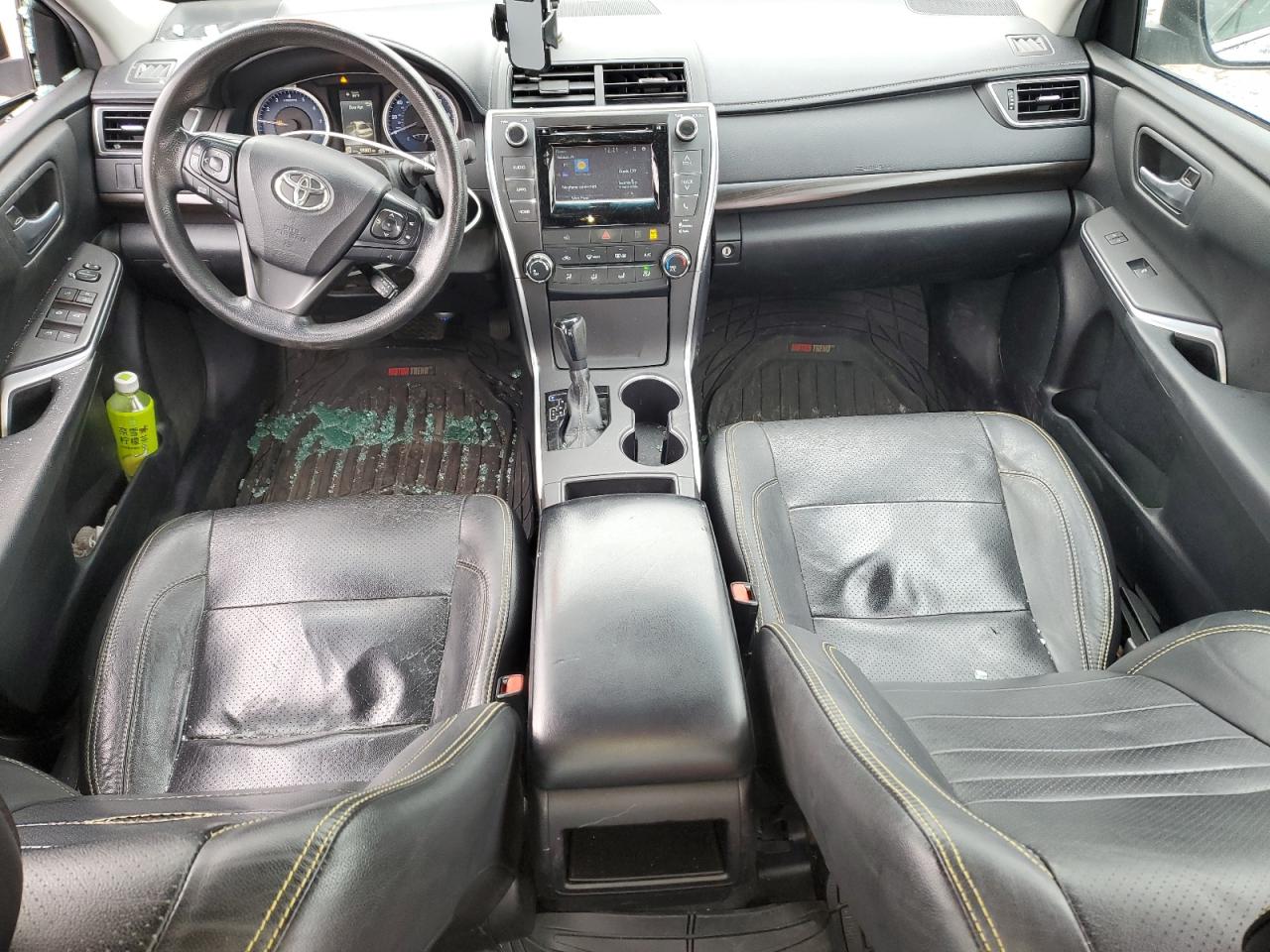 2015 Toyota Camry VIN 4T1BF1FKXFU947372 Copart auction photo, side / front end damage thumbnail 8