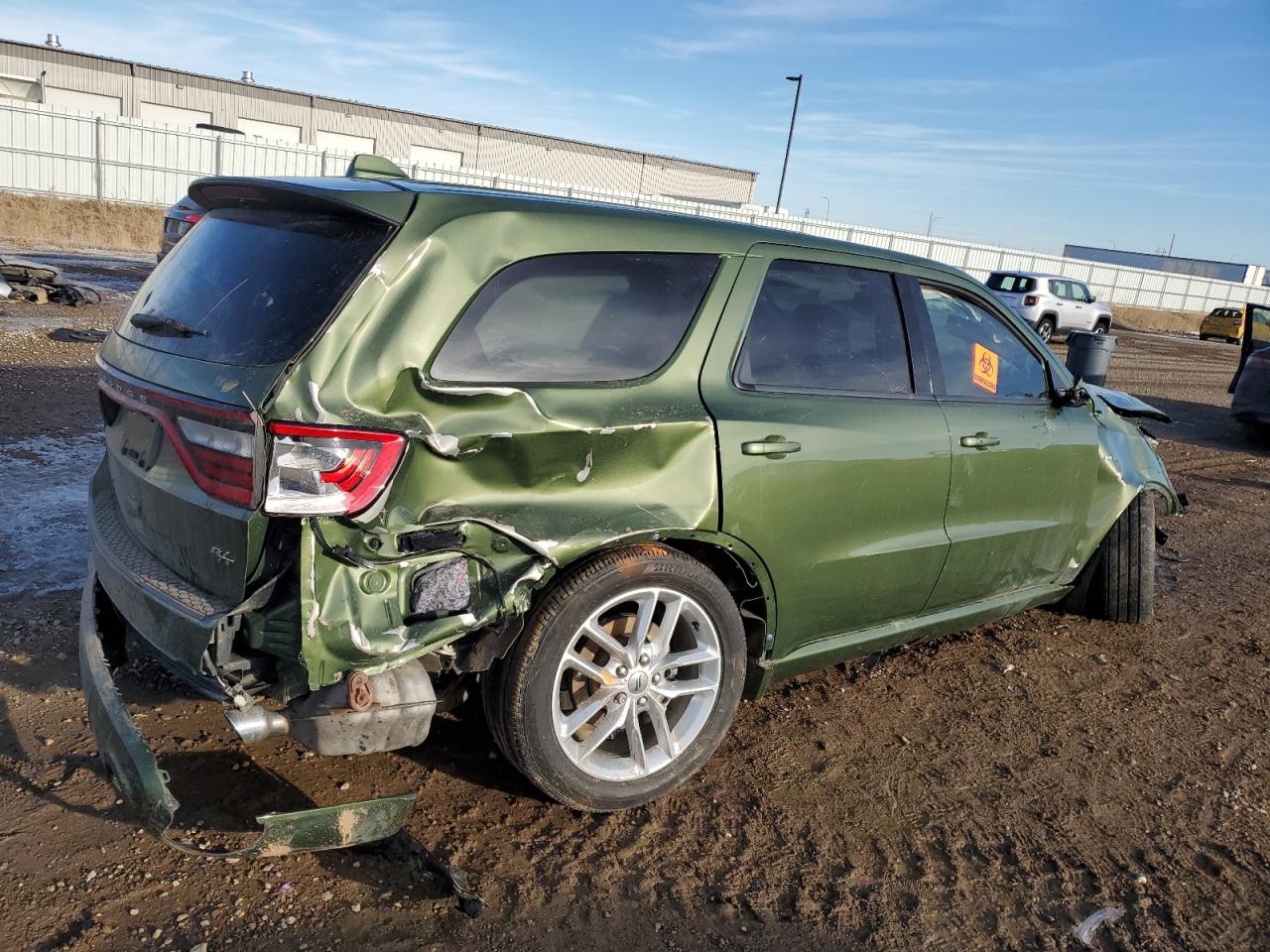 2021 Dodge Durango VIN 1C4SDJCTXMC804237 Copart auction photo, all over / undercarriage damage thumbnail 3