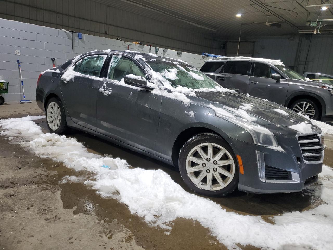 2016 Cadillac CTS VIN 1G6AP5SXXG0123356 Copart auction photo, front end / rear end damage thumbnail 4