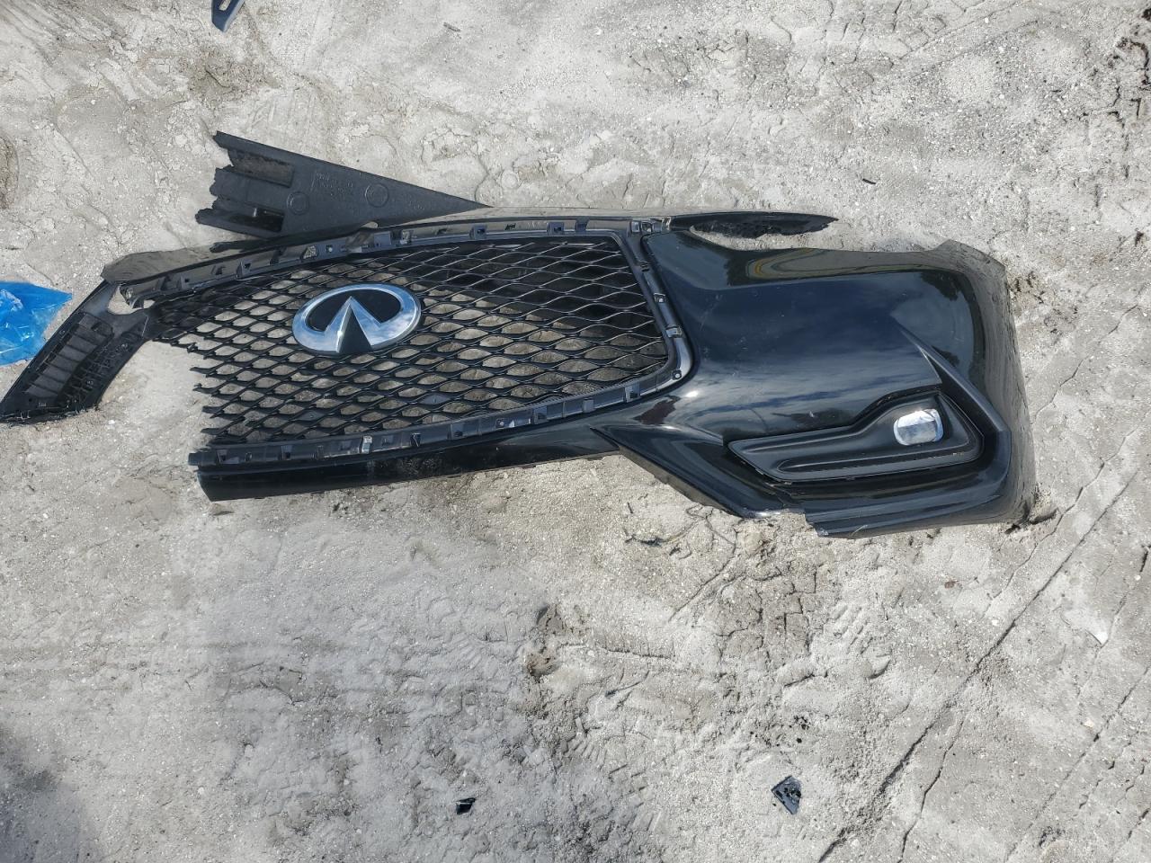 2018 Infiniti Q60 VIN JN1EV7EK9JM343347 Copart auction photo, front end / side damage thumbnail 14