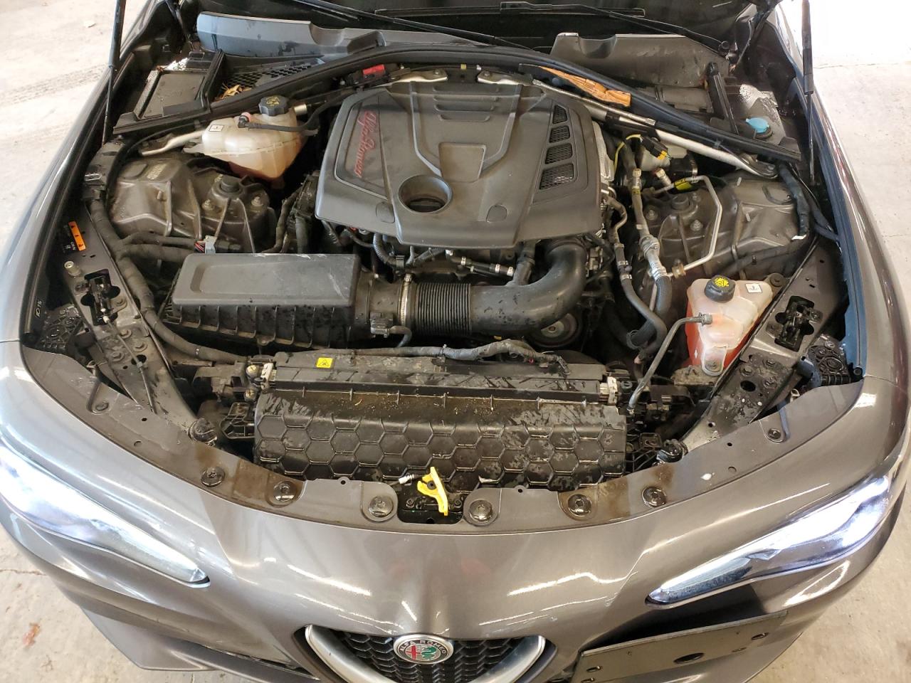 2018 Alfa Romeo Giulia VIN ZARFAEEN8J7570402 Copart auction photo, side damage thumbnail 11