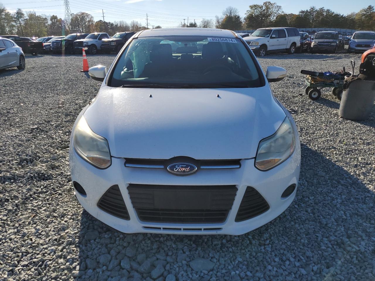2014 Ford Focus VIN 1FADP3K20EL298123 Copart auction photo, side damage thumbnail 5