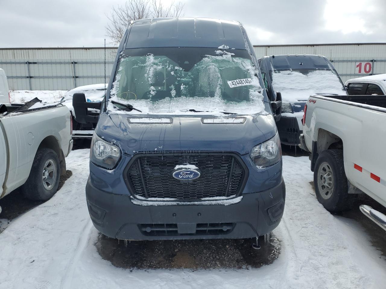2021 Ford Transit VIN 1FTBR3X87MKA54160 Copart auction photo, rear end / side damage thumbnail 5