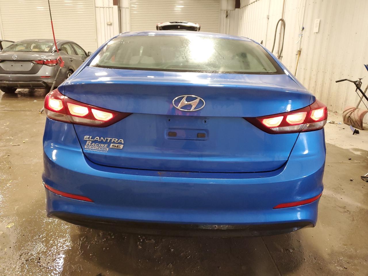 2018 Hyundai Elantra VIN KMHD74LF9JU453351 Copart auction photo, front end damage thumbnail 6