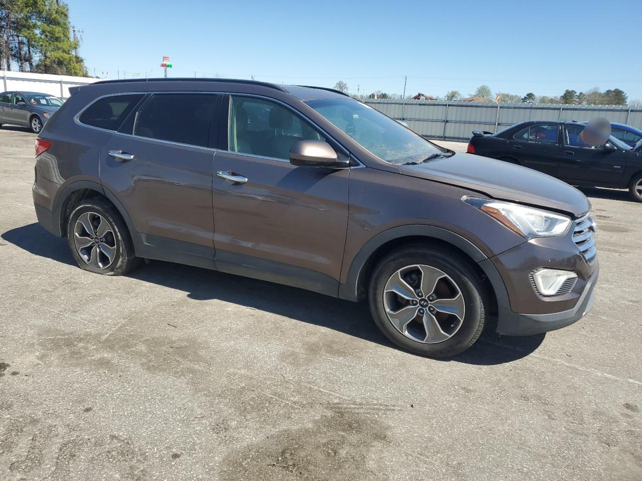 2013 Hyundai Santa Fe VIN KM8SM4HF1DU010978 Copart auction photo, undercarriage damage thumbnail 4