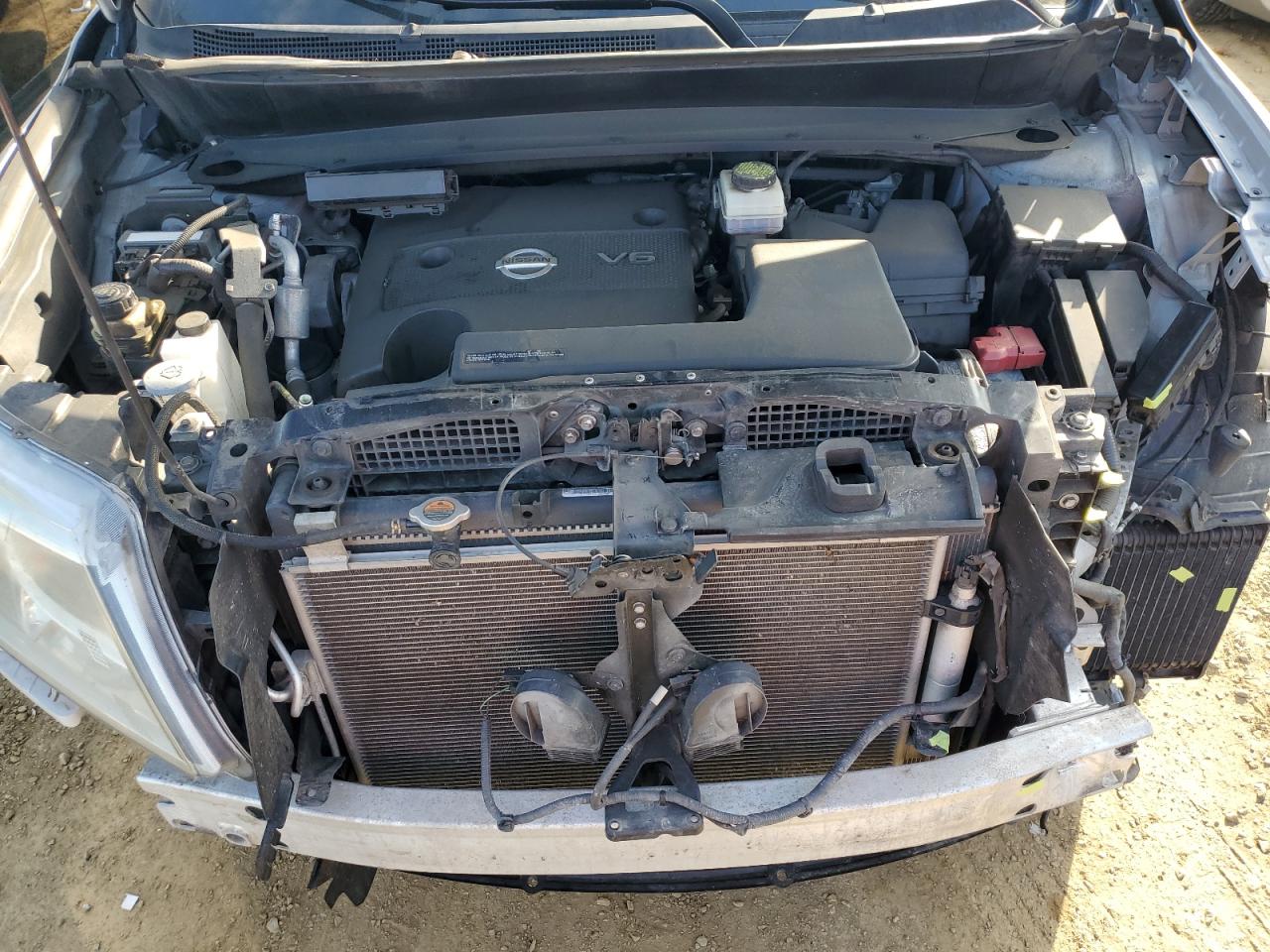 2015 Nissan Pathfinder VIN 5N1AR2MM9FC640486 Copart auction photo, front end damage thumbnail 12