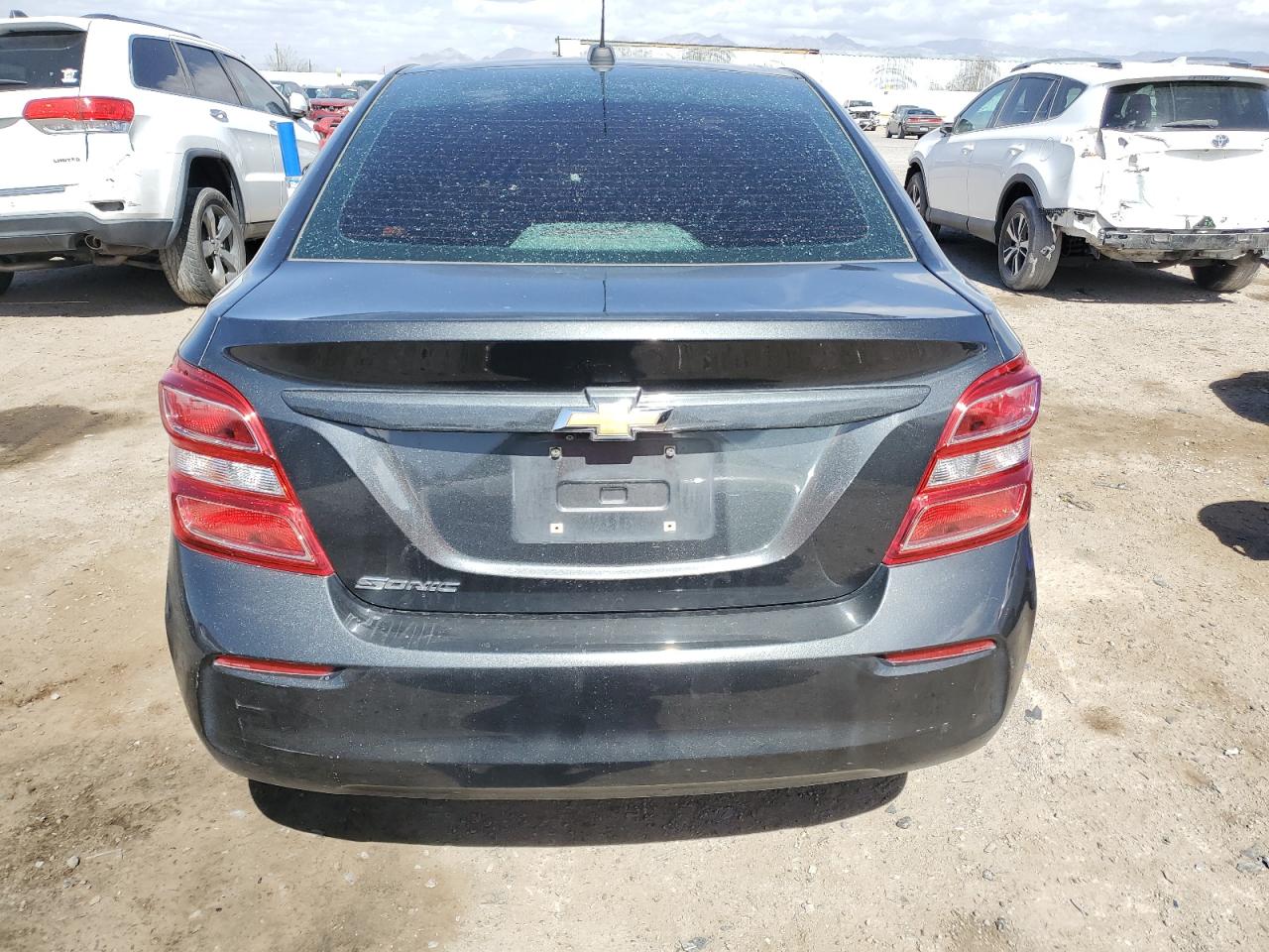 2019 Chevrolet Sonic VIN 1G1JB5SB4K4102934 Copart auction photo, front end damage thumbnail 6