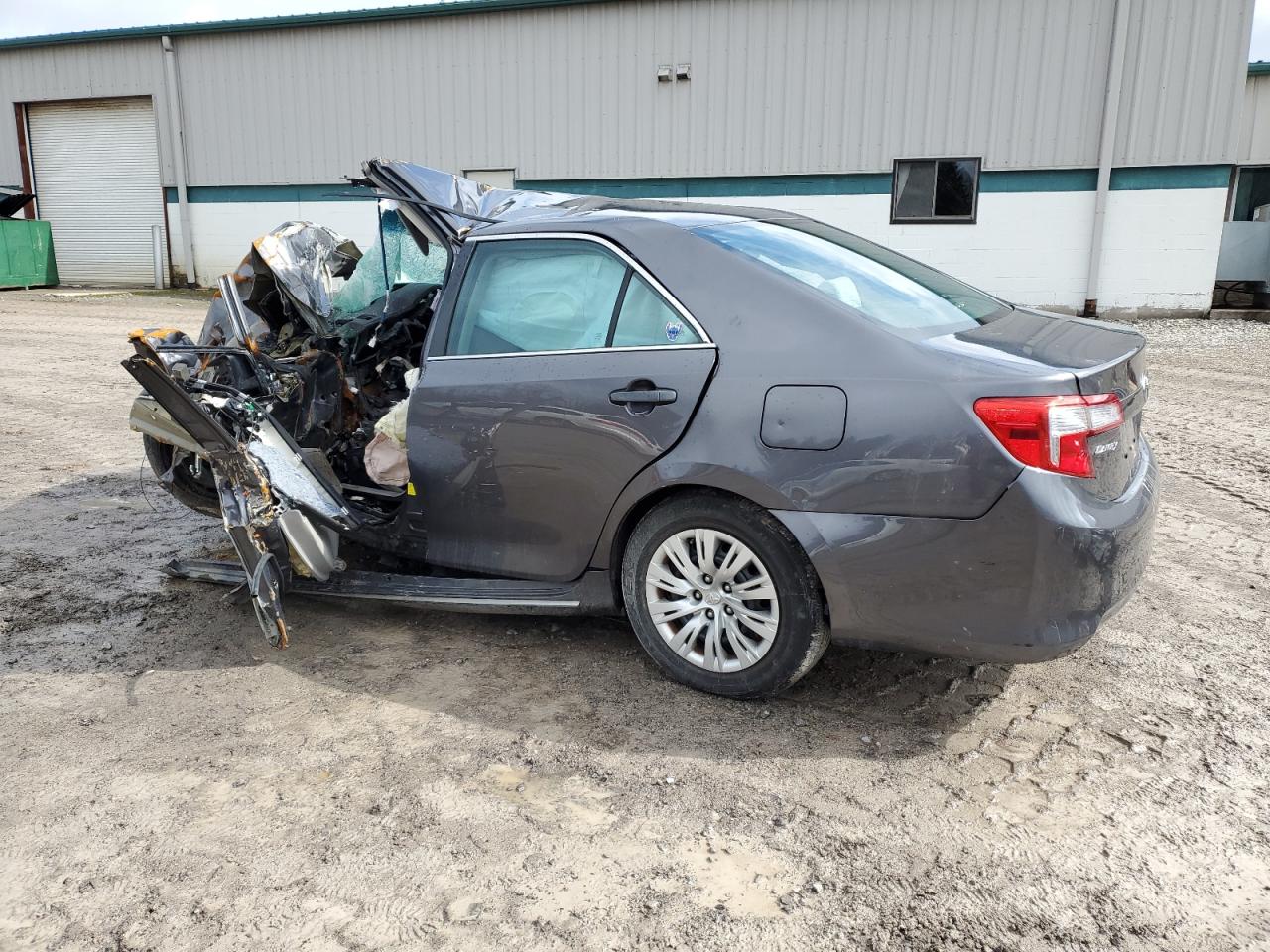2014 Toyota Camry VIN 4T4BF1FK3ER374576 Copart auction photo, rollover damage thumbnail 2