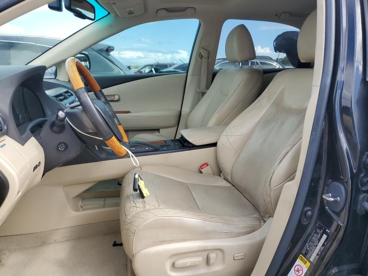 2012 Lexus RX VIN 2T2ZK1BA9CC083446 Copart auction photo, front end damage thumbnail 7