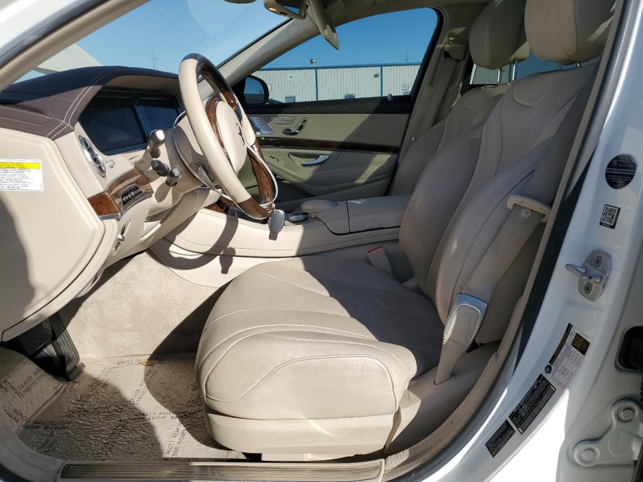 2014 Mercedes-Benz S-klasse VIN WDDUG8FB4EA056227 Copart auction photo, all over damage thumbnail 7