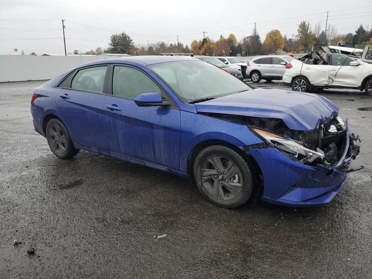 2022 Hyundai Elantra VIN 5NPLM4AG1NH063736 Copart auction photo, front end damage thumbnail 4