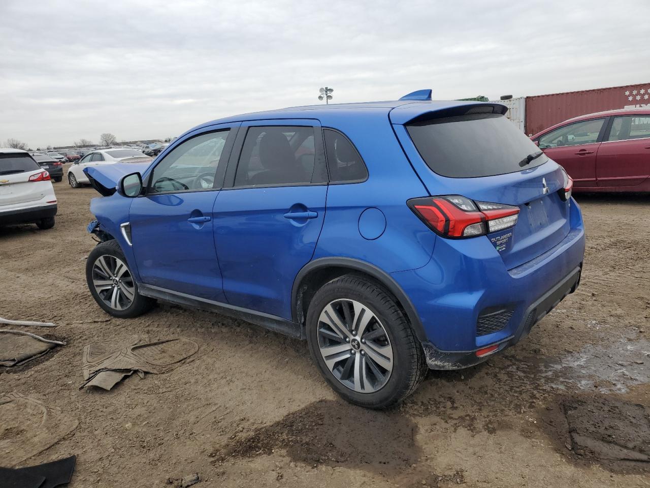 2021 Mitsubishi Outlander VIN JA4APVAUXMU011126 Copart auction photo, front end damage thumbnail 2