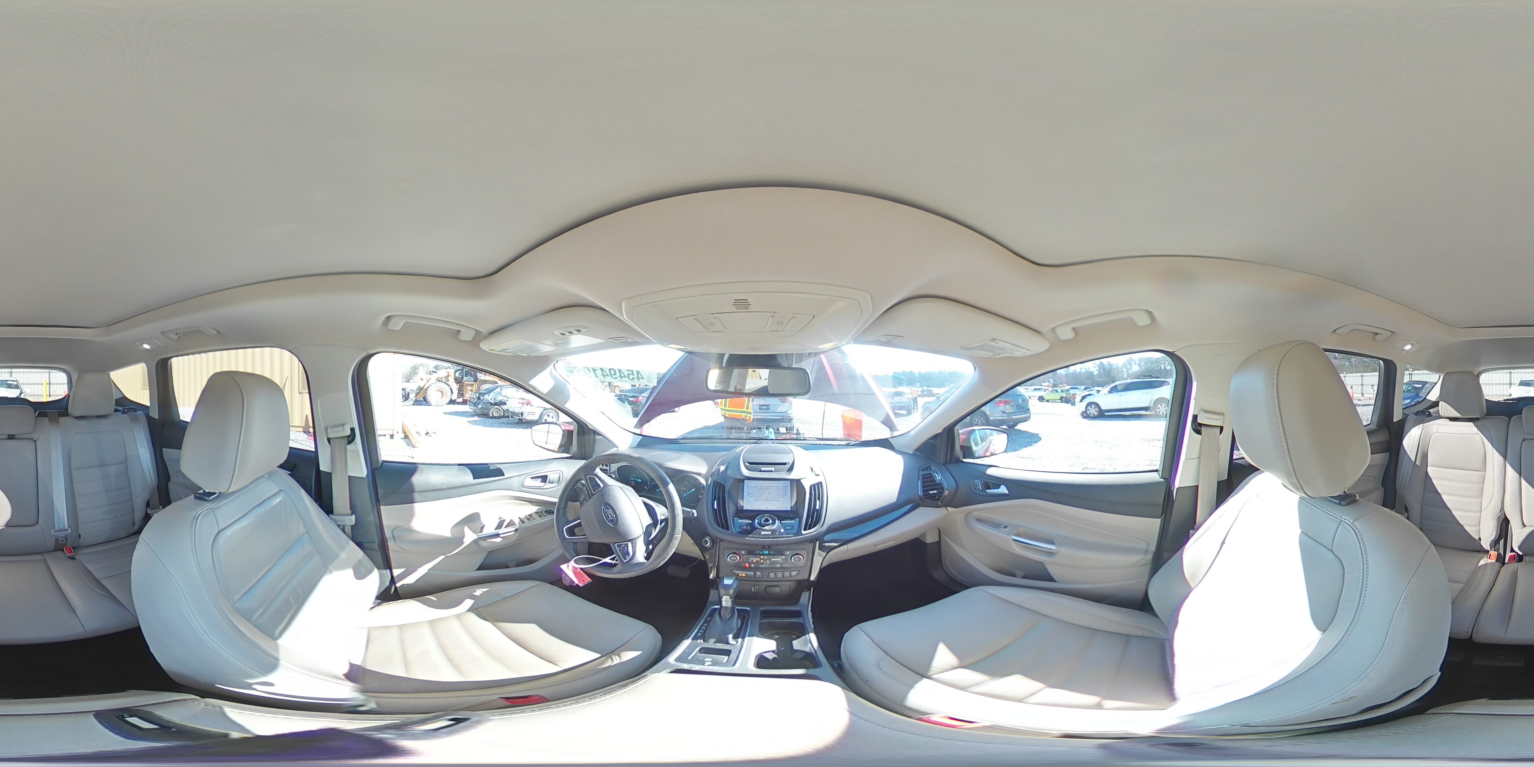 2017 Ford Escape VIN 1FMCU0J90HUE29539 Copart auction photo, front end / side damage thumbnail 15