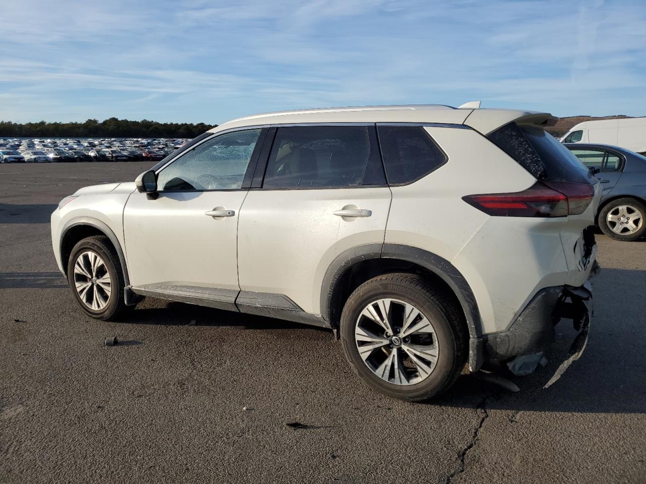 2021 Nissan Rogue VIN JN8AT3BB8MW212065 Copart auction photo, rear end / front end damage thumbnail 2