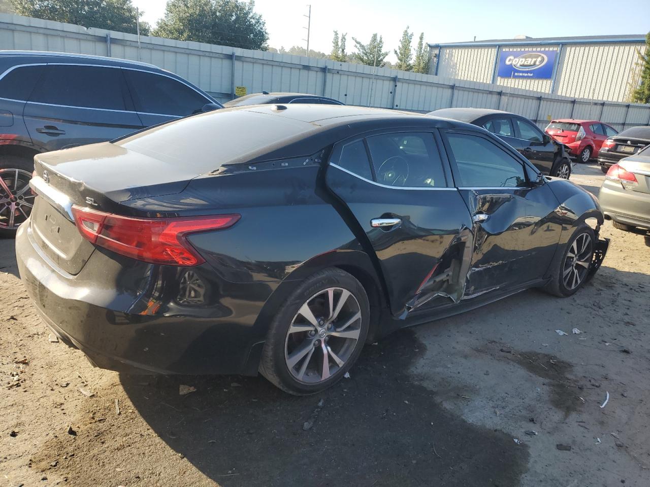 2017 Nissan Maxima VIN 1N4AA6AP3HC392231 Copart auction photo, side / front end damage thumbnail 3