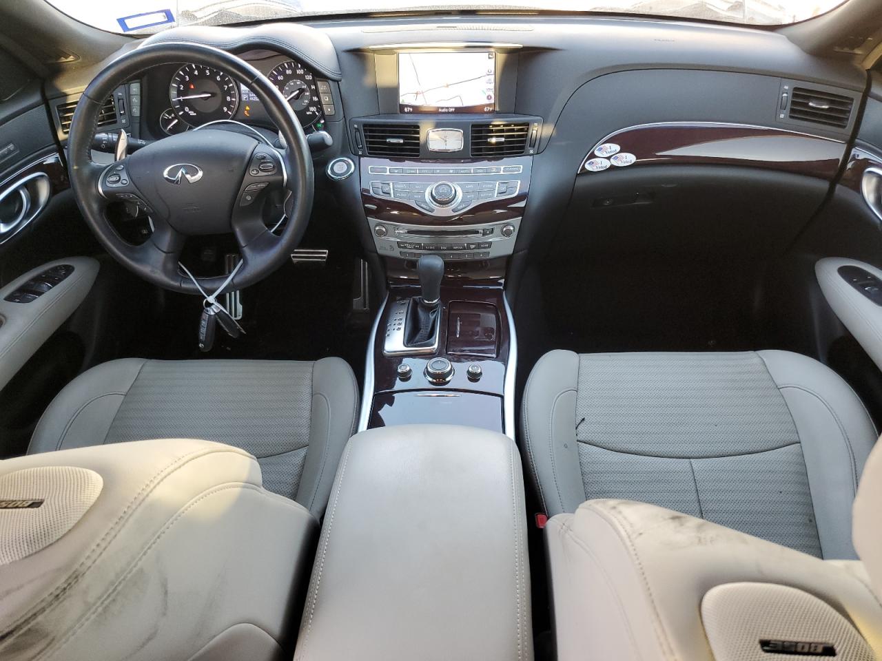 2019 Infiniti Q70 VIN JN1BY1AP3KM505371 Copart auction photo, rear end damage thumbnail 8