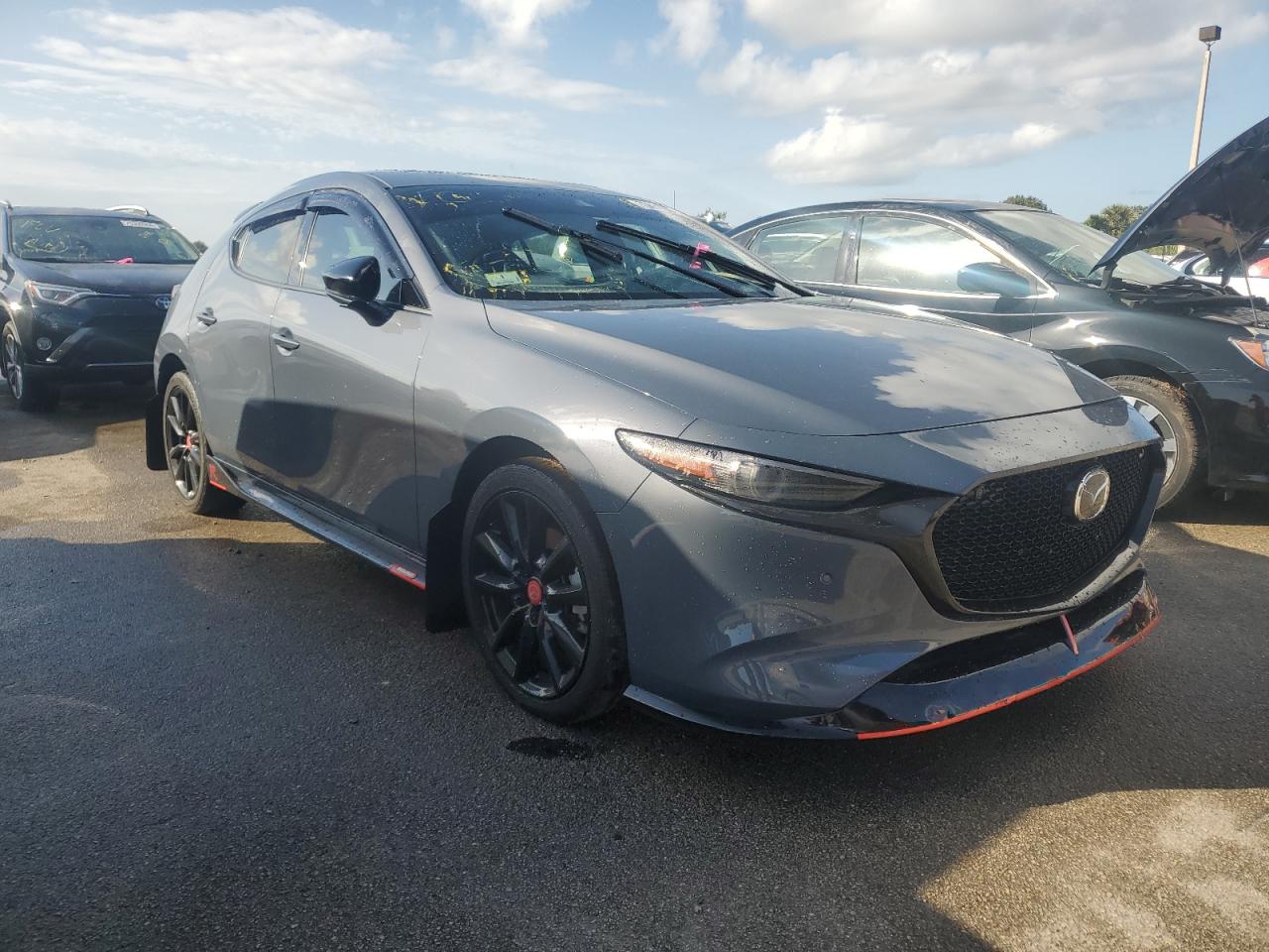 2023 Mazda 3 VIN JM1BPBNY6P1604400 Copart auction photo, water/flood damage thumbnail 4
