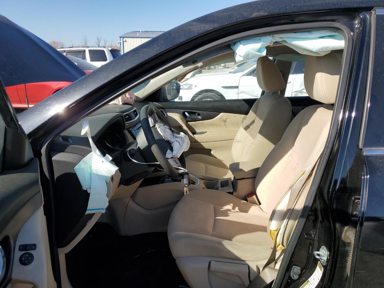 2016 Nissan Rogue VIN JN8AT2MVXGW143238 Copart auction photo, front end / side damage thumbnail 7