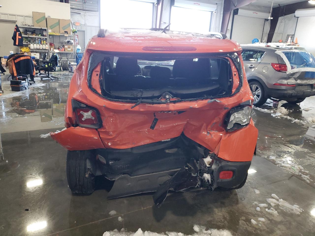 2016 Jeep Renegade VIN ZACCJABT3GPC65040 Copart auction photo, rear end damage thumbnail 6