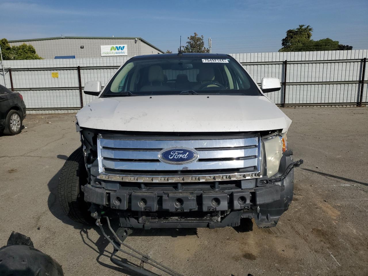2010 Ford Edge VIN 2FMDK4KC8ABB65851 Copart auction photo, front end / undercarriage damage thumbnail 5