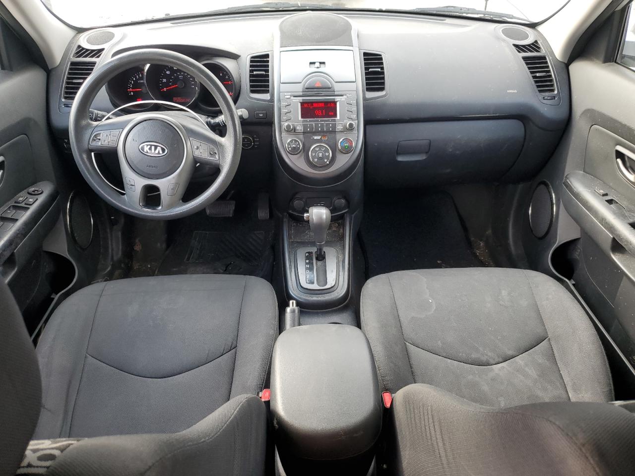 2010 KIA Soul VIN KNDJT2A20A7704277 Copart auction photo, front end / side damage thumbnail 8