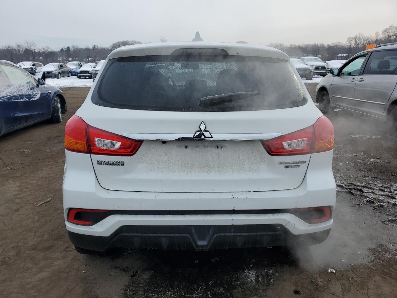 2019 Mitsubishi Outlander VIN JA4AR3AU9KU013431 Copart auction photo, front end / minor dent/scratches damage thumbnail 6