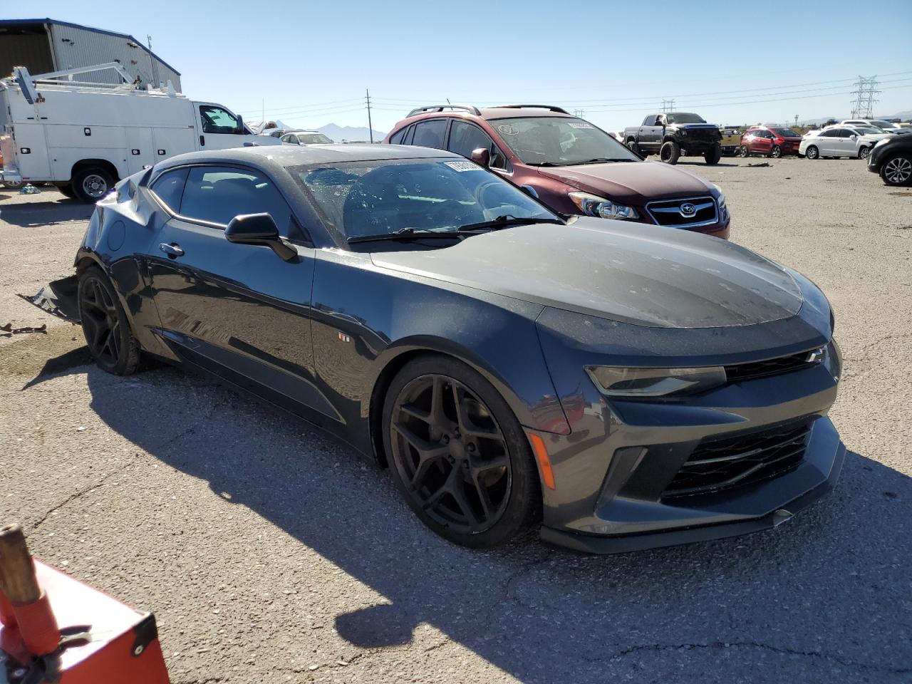 2018 Chevrolet Camaro VIN 1G1FA1RS9J0188125 Copart auction photo, rear end / frame damage damage thumbnail 4