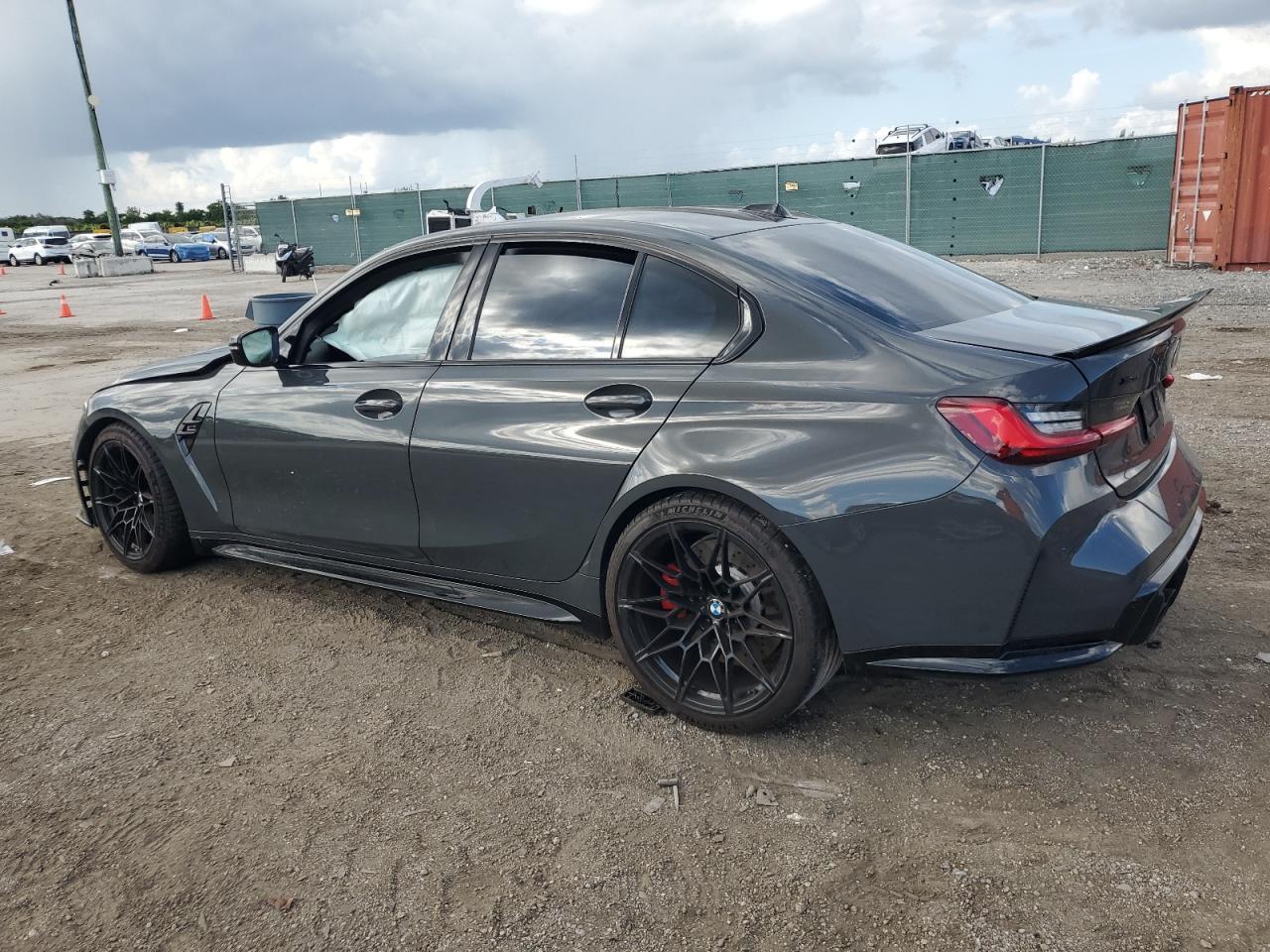 2023 BMW M3 VIN WBS43AY09PFR41188 Copart auction photo, all over damage thumbnail 2