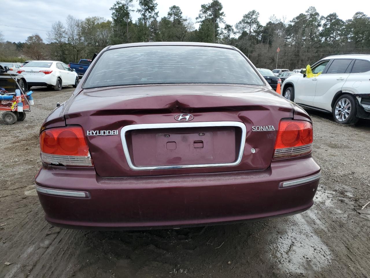 2005 Hyundai Sonata VIN KMHWF35H05A099148 Copart auction photo, all over damage thumbnail 6