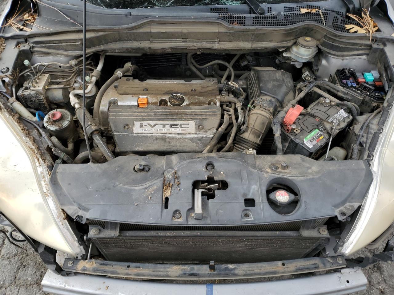2007 Honda CR-V VIN JHLRE48577C002713 Copart auction photo, rollover damage thumbnail 12