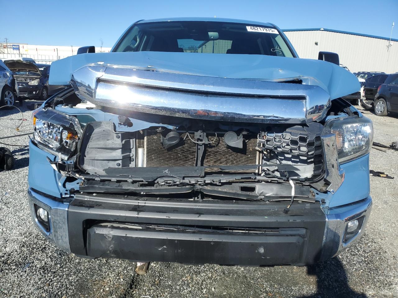2020 Toyota Tundra VIN 5TFDY5F17LX877989 Copart auction photo, front end / rear end damage thumbnail 5