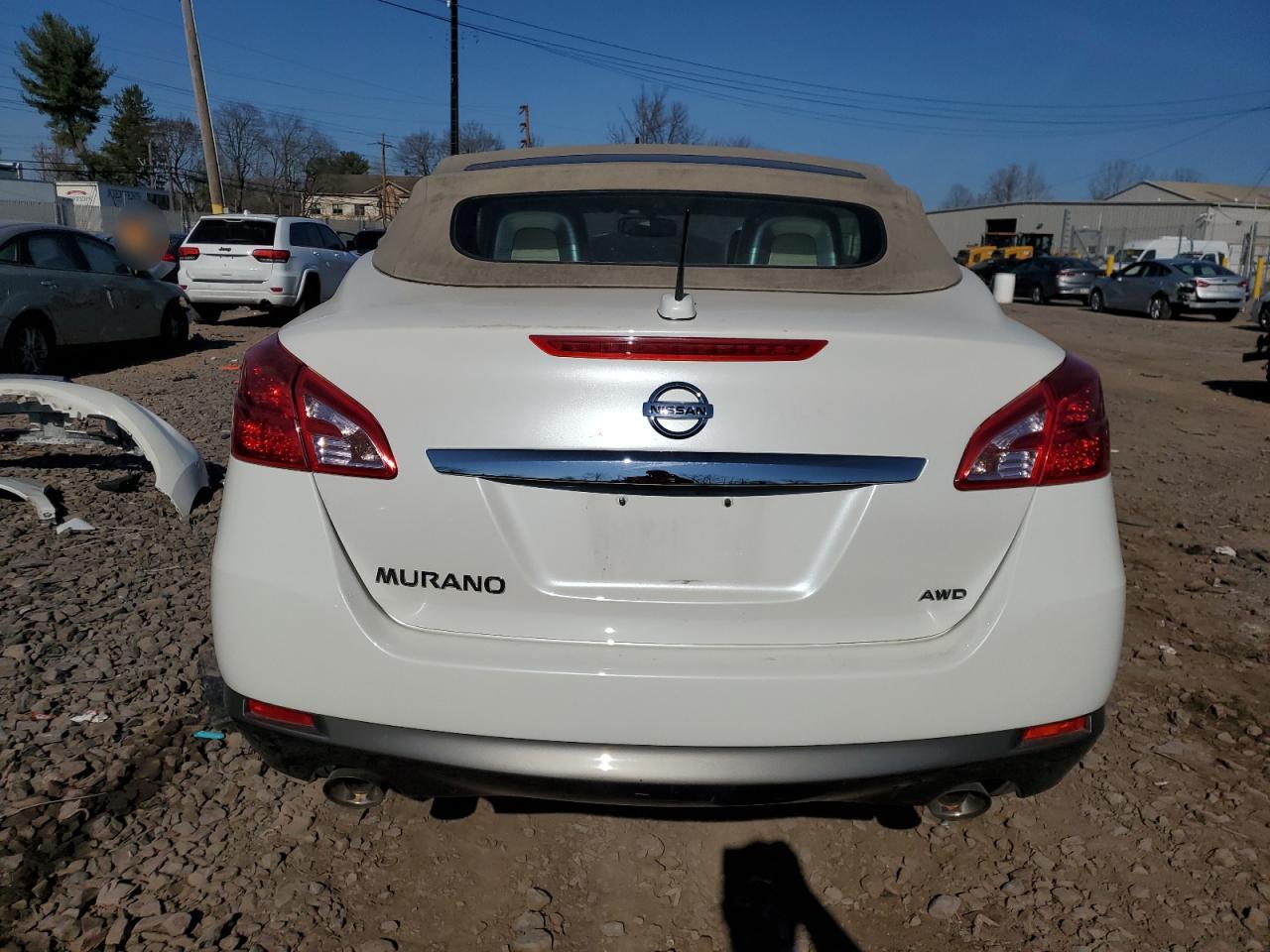 2014 Nissan Murano VIN JN8AZ1FY1EW301981 Copart auction photo, front end damage thumbnail 6