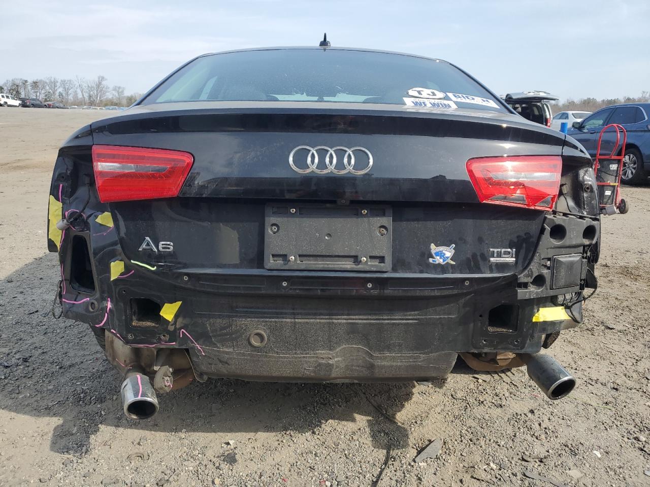 2014 Audi A6 VIN WAUFMAFCXEN071798 Copart auction photo, rear end / minor dent/scratches damage thumbnail 6