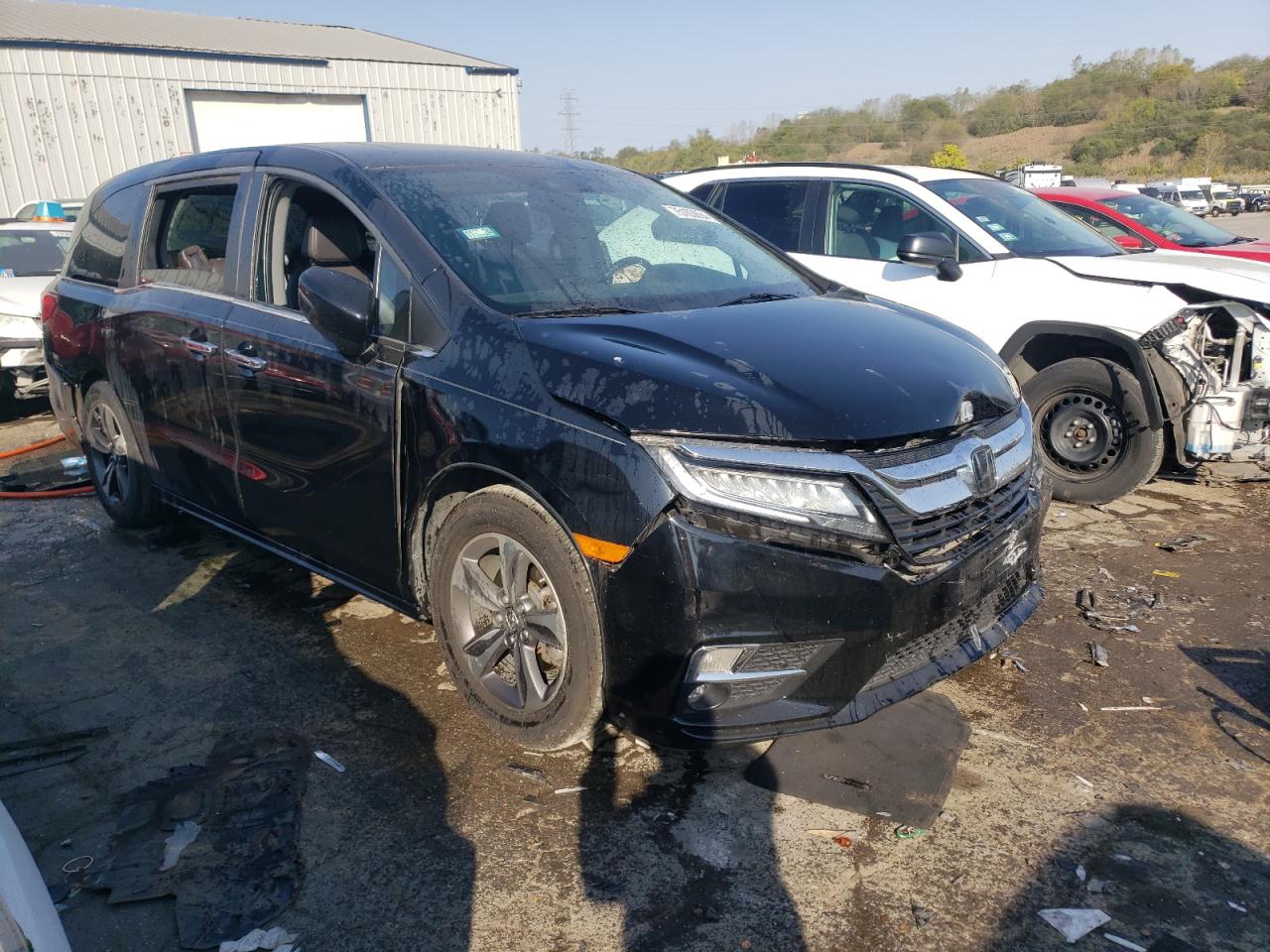 2018 Honda Odyssey VIN 5FNRL6H85JB016967 Copart auction photo, front end damage thumbnail 4
