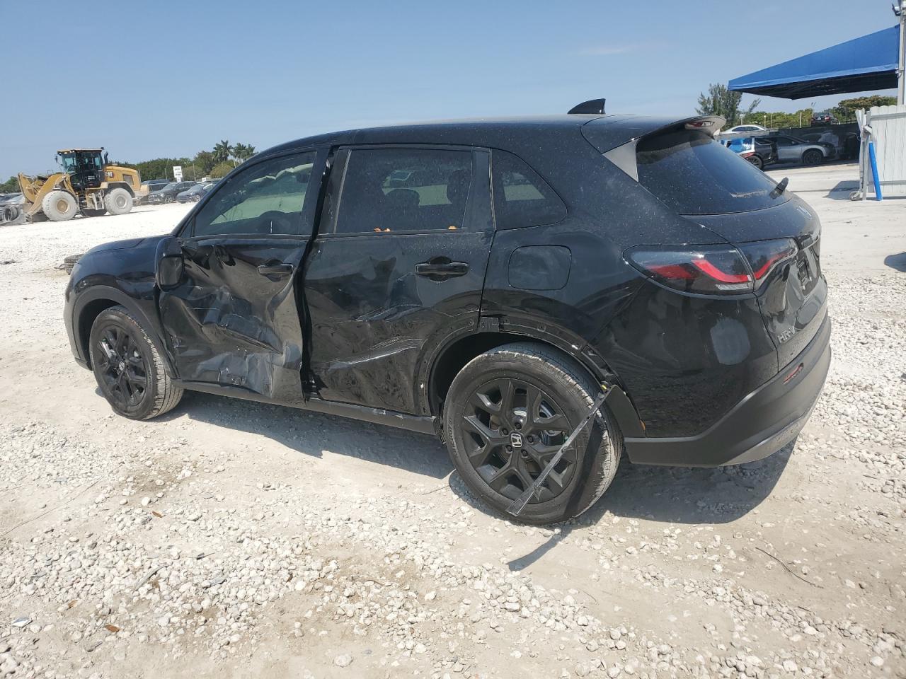 2025 Honda HR-V VIN 3CZRZ1H50SM737499 Copart auction photo, side / front end damage thumbnail 2